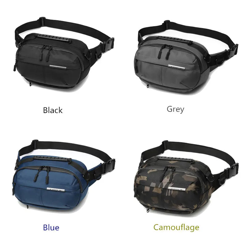 Waterproof Waist Bag for Men, Outdoor Sports Chest Pack