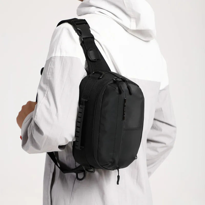 Waterproof Waist Bag for Men, Outdoor Sports Chest Pack