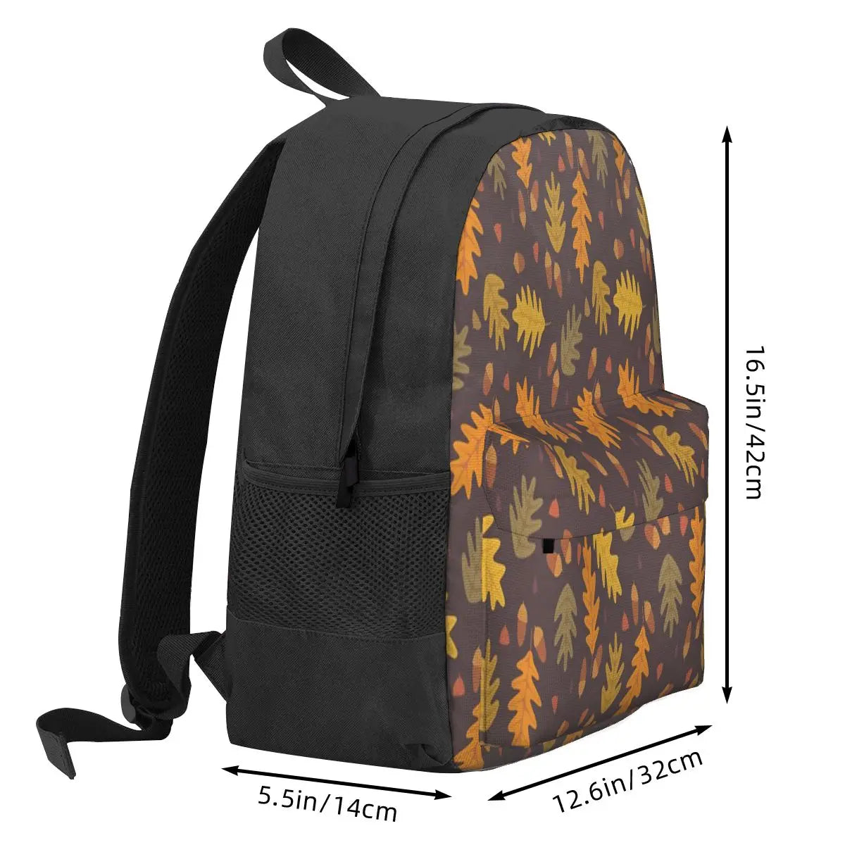 Oak Leaves Backpack Men's Bag Women's Kids Female