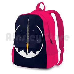 Oboe Rocket-Funny Oboe Gift Idea Outdoor Hiking Backpack Waterproof Camping Trav