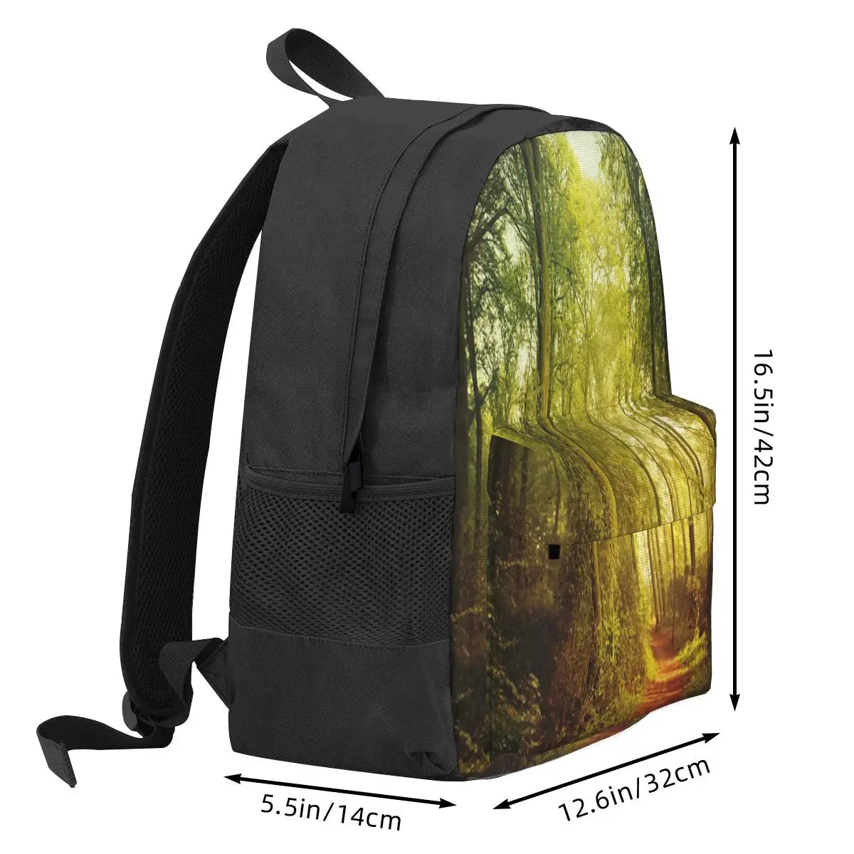 October Forest Backpacks Men's Backpacks Bags For Women Print Man Backpack