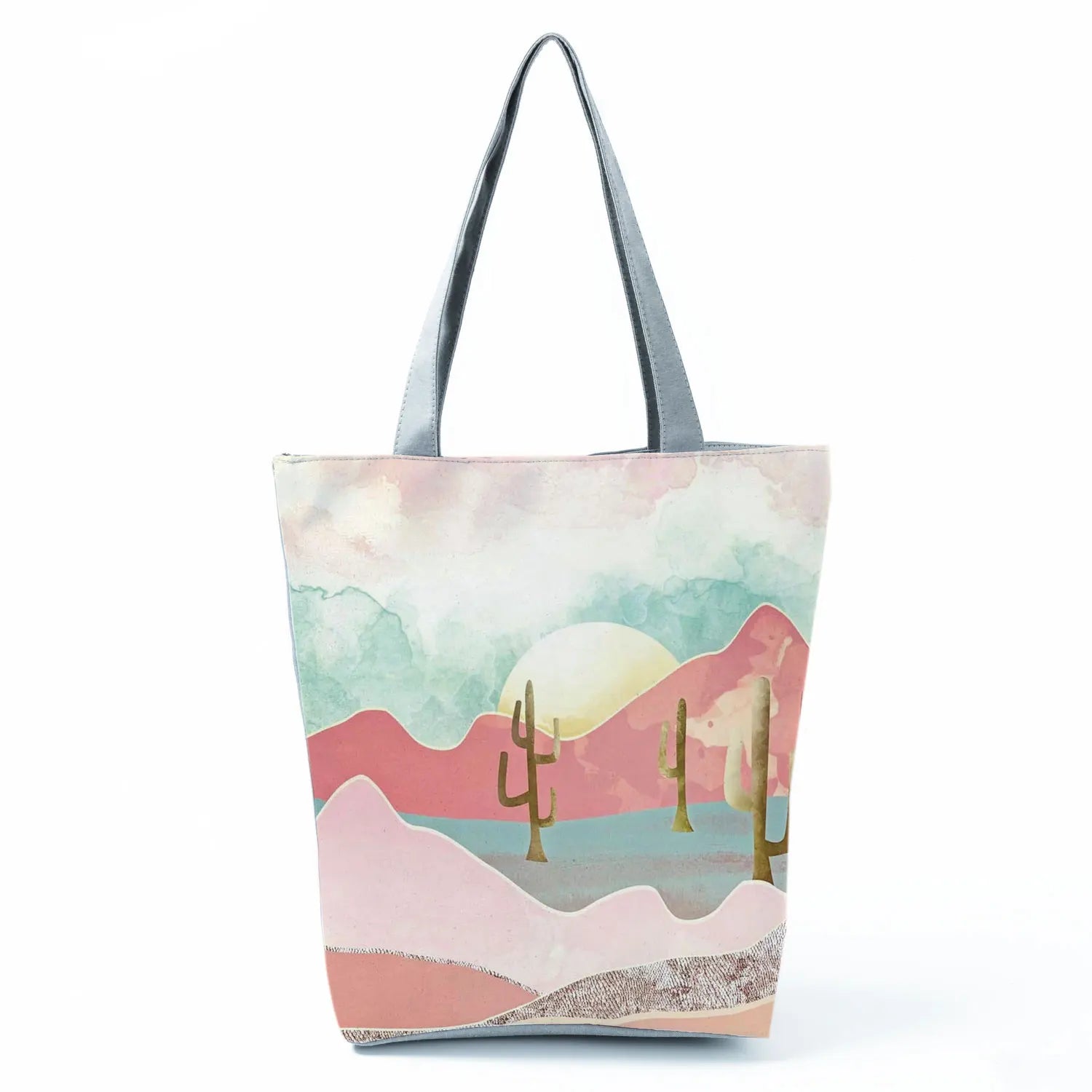 Mountain Forest Printing Tot Shopping Bag Women Handbags