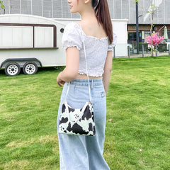 OkoLive SB0058 Women Zipper Bag Cow Grain Small Handbag