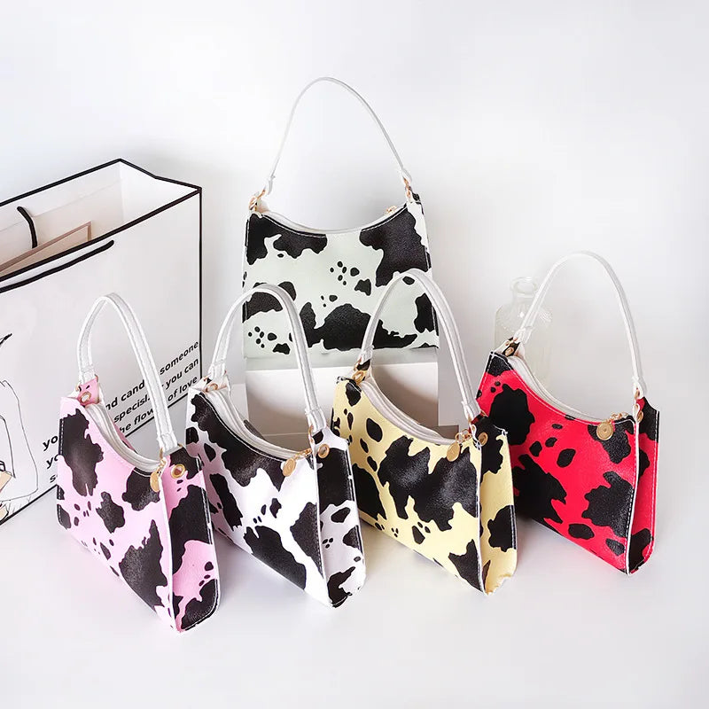 OkoLive SB0058 Women Zipper Bag Cow Grain Small Handbag