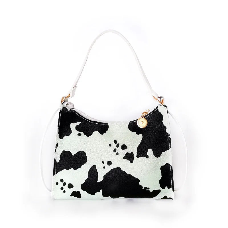 OkoLive SB0058 Women Zipper Bag Cow Grain Small Handbag