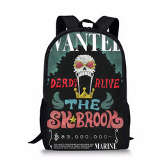 One Piece Print Large Schoolbag Student School Backpack Waterproof Bagpack
