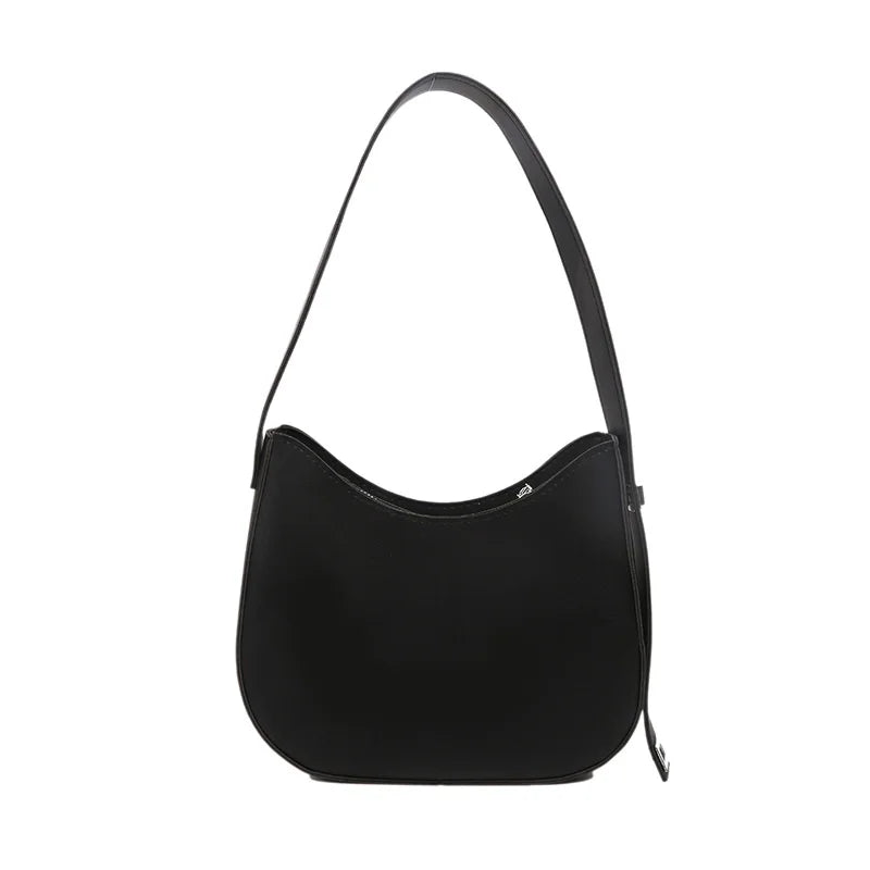 One Shoulder Bag Women's Niche Texture Crescent Saddle Bag