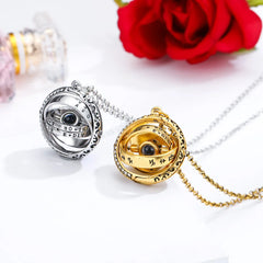 Astronomical Ball Spinner Necklace Choker