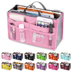 Nylon Travel Handbag Purse Organizer Insert Bag