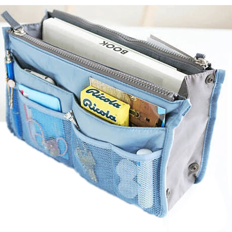 Nylon Travel Handbag Purse Organizer Insert Bag