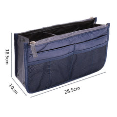 Nylon Travel Insert Organizer Handbag Purse Cosmetic Bag