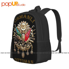 Ottoman State Army Backpack Large Capacity Gym Art Print Sports Style