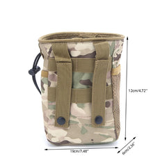 Tactical Dump Drop Bag Airsoft Military Molle Belt Pouch