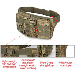 Outdoor Army Military Sports Bags Climbing Camping Tactical Waist Pack