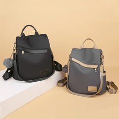 Outdoor Backpack Female Oxford Cloth Casual Small Backpack Anti-Theft