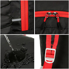 Foldable Waterproof Reflective Tape Camping Backpack