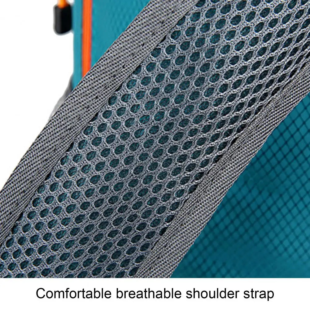 Foldable Outdoor Backpack with Large Capacity Mesh Pocket