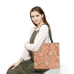 Foldable Sloth Print Women's Shoulder Bag Eco Friendly