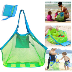 Kids Foldable Beach Bag Mesh Swimming Toy Storage Bag