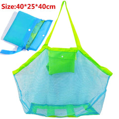 Kids Foldable Beach Bag Mesh Swimming Toy Storage Bag