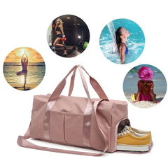 Waterproof Sports Bag with Shoe Compartment