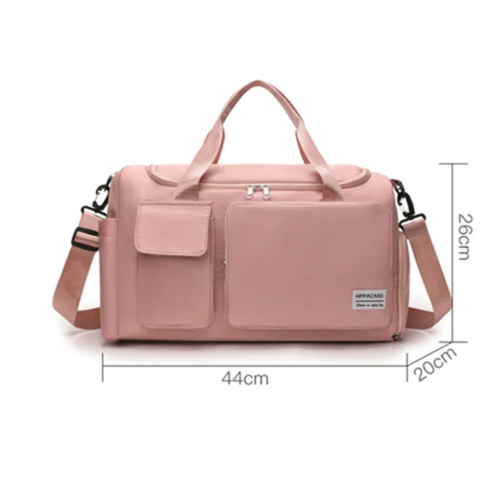 Waterproof Oxford Gym Bag with Shoes Compartment