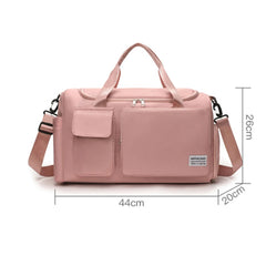 Waterproof Oxford Gym Bag with Shoes Compartment