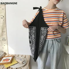 Large Printing Slouch Bag for Women - Big Capacity Shopper Bag