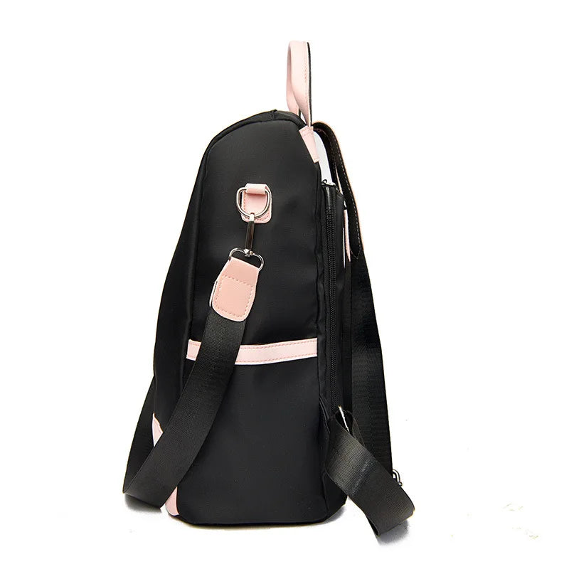 Oxford Backpack Women Large Capacity School Bag Travel Lady Pack