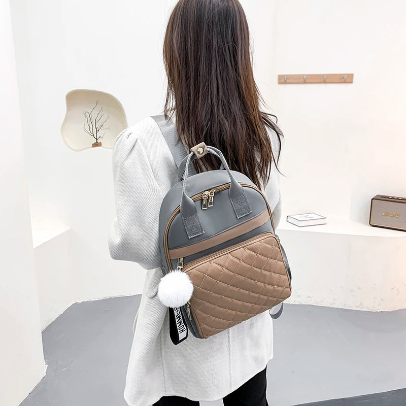 Waterproof Women's Backpack Travel Bag Lightweight Schoolbag