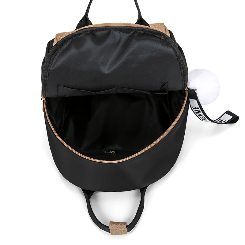 Waterproof Women's Backpack Travel Bag Lightweight Schoolbag