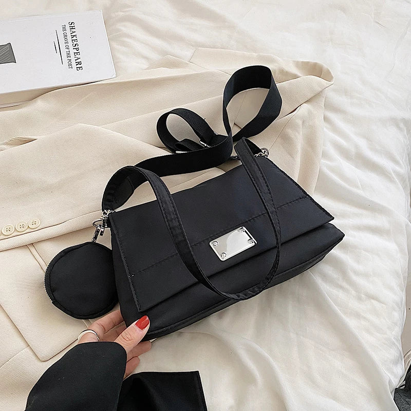 Oxford Crossbody Bag for Women with Wallet