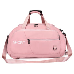 Oxford Fitness Gym Bag with Shoe Compartment for Outdoor Training