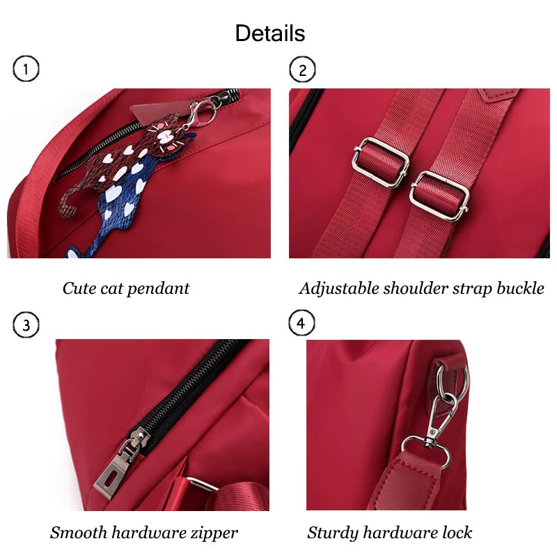 Waterproof Oxford Ladies Backpack for Women