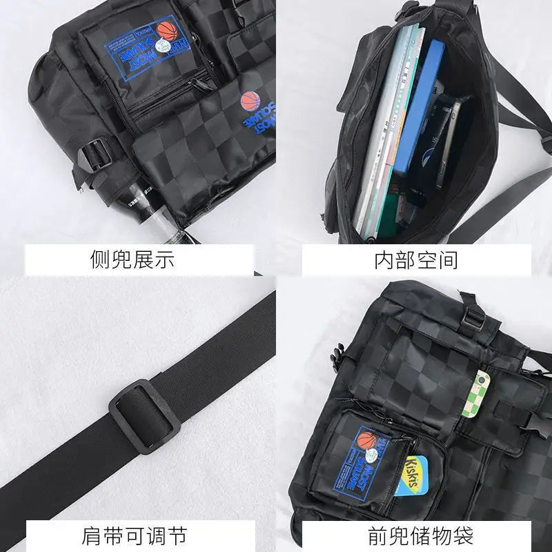 Oxford Crossbody Bag Men Shoulder Japanese Youth Ladies Large Capacity