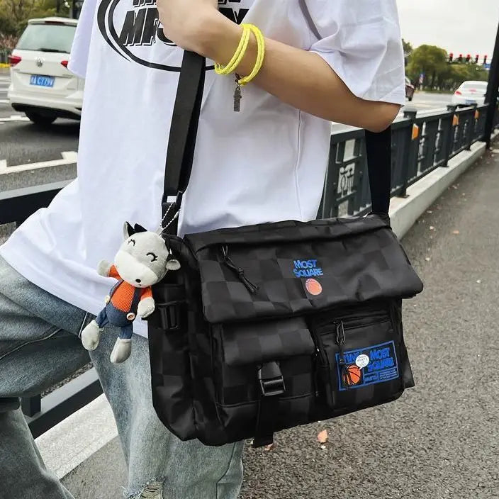 Oxford Crossbody Bag Men Shoulder Japanese Youth Ladies Large Capacity