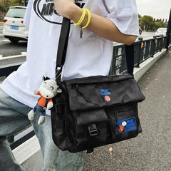 Oxford Crossbody Bag Men Shoulder Japanese Youth Ladies Large Capacity