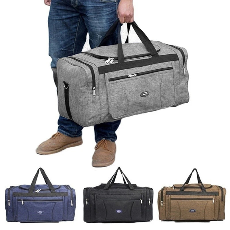 Waterproof Men Travel Bags Luggage Business Weekend D