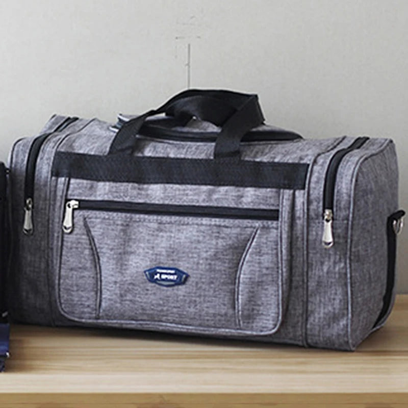 Waterproof Men Travel Bags Large Duffle Capacity