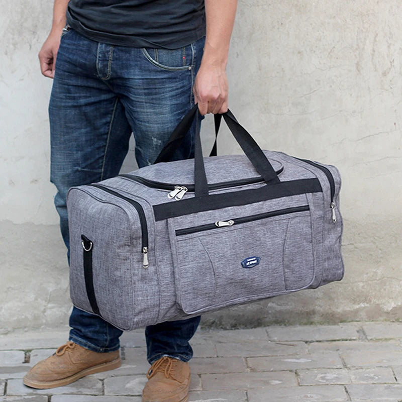 Oxford Waterproof Men Travel Bags Hand Luggage Big Travel Bag Overnight Duffle