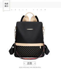 Oxford Women's Anti-Theft Travel Backpack Large Capacity