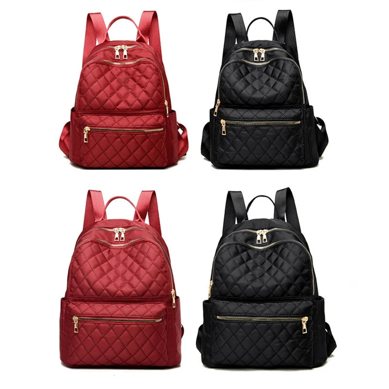 Women's Oxford Cloth Backpack for Leisure Travel