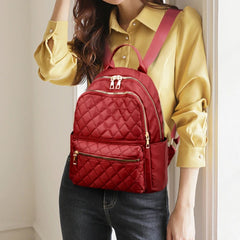 Women's Oxford Cloth Backpack for Leisure Travel