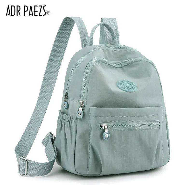 PAEZ Women Backpack Waterproof Shoulder Bags Large Capacity Rucksack Purses NICE