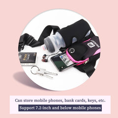 Running Waist Bag with Water Bottle - Phone Pocket - Hiking Camping Fanny Pack