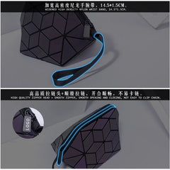 Red Laser PU Cosmetic Bag Envelope Fan Gift Bag