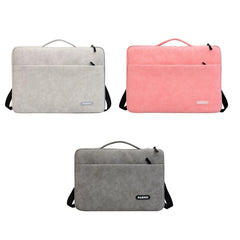 Durable PU Laptop Shoulder Bag Briefcase 12-16in Tablet Sleeve