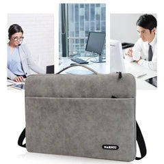 Durable PU Laptop Shoulder Bag Briefcase 12-16in Tablet Sleeve