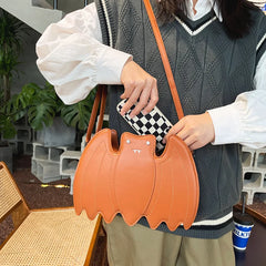 Bat Crossbody Bag for Women Funny Animal Pattern Handbag Shoulder B
