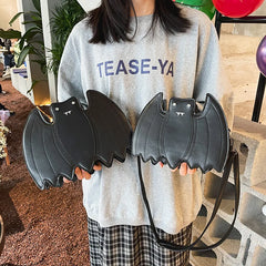 Bat Crossbody Bag for Women Funny Animal Pattern Handbag Shoulder B